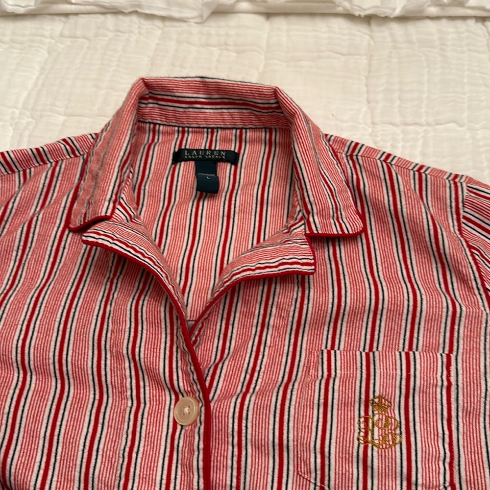 Women’s Ralph Lauren pajama set. Size Large